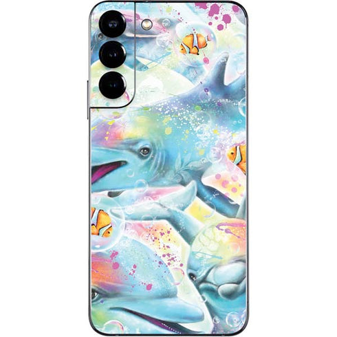 Pastel Dolphins by Sheena Pike Galaxy S22 Plus Skin